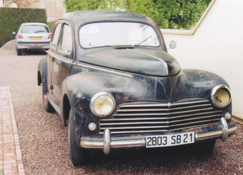 ma Peugeot 203 avant restauration